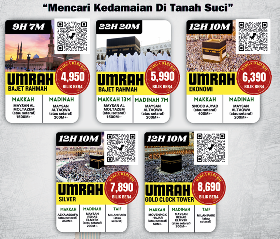 Pakej-Pakej Umrah