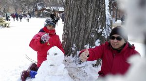 Membuat Orang Salji Di Nami Island Korea Trip