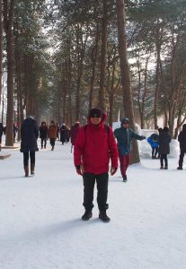 Penulis Di Spot Popular Winter Sonata Nami Island - Korea Trip