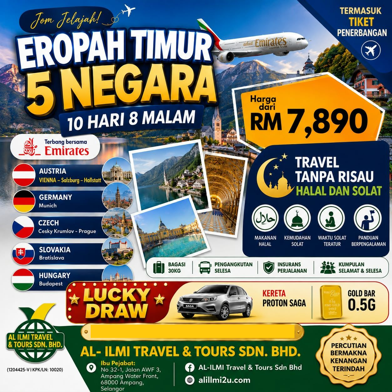 Eropah Timur 5 Negara 10H8M dari RM7,890