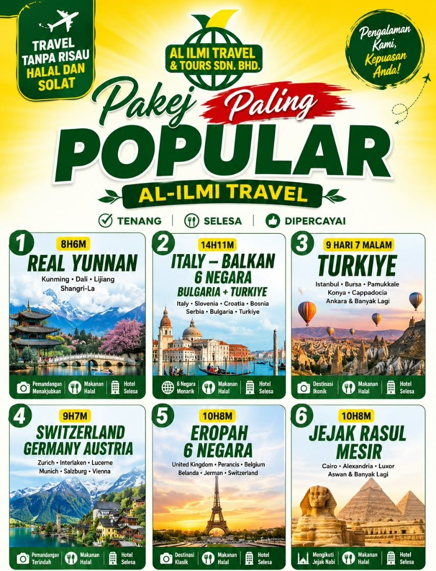 PAKEJ BERKUMPULAN PALING POPULAR AL-ILMI
