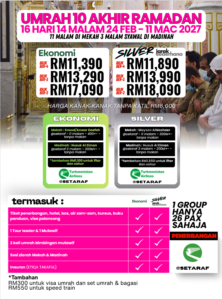 Umrah Ramadhan 10akhir