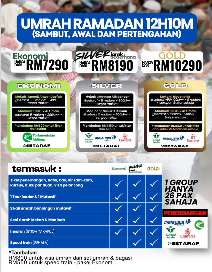 Umrah Ramadhan 12h10m